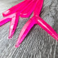 HOT Pink 5" Frantic Aku Strips. Packs of 5