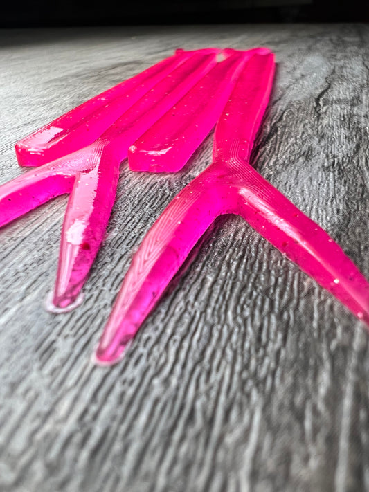 HOT Pink 5" Frantic Aku Strips. Packs of 5