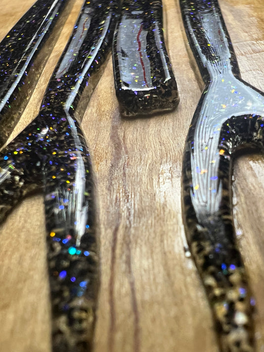 AMX Black 5" Frantic Aku Strips. Packs of 5