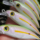 4.5" Obake Green Oama- Papio Diver. Comes with hooks and split rings.