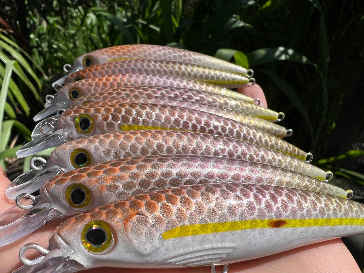 4.5" Viper Weke, Papio Diver. Hooks and split rings included.