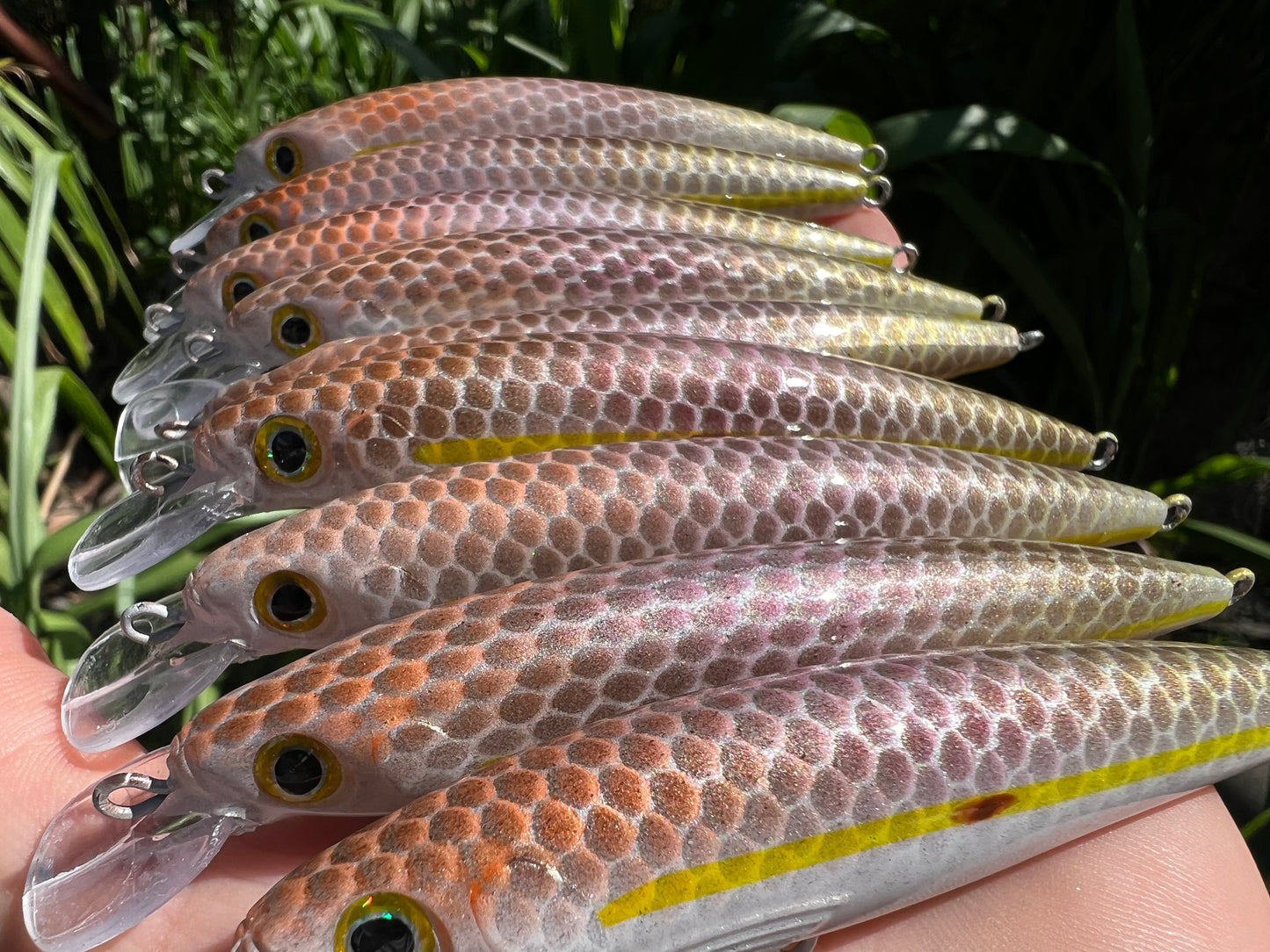 4.5" Viper Weke, Papio Diver. Hooks and split rings included.