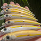 3" Gold Top Oama - Papio Diver. Comes with hooks and hardware.