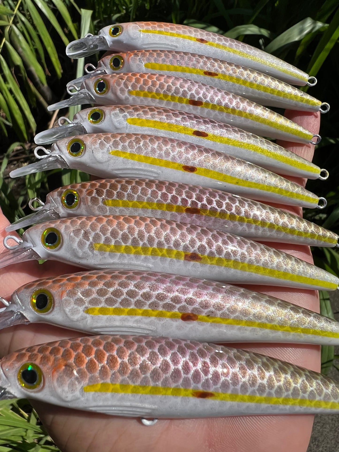 4.5" Viper Weke, Papio Diver. Hooks and split rings included.