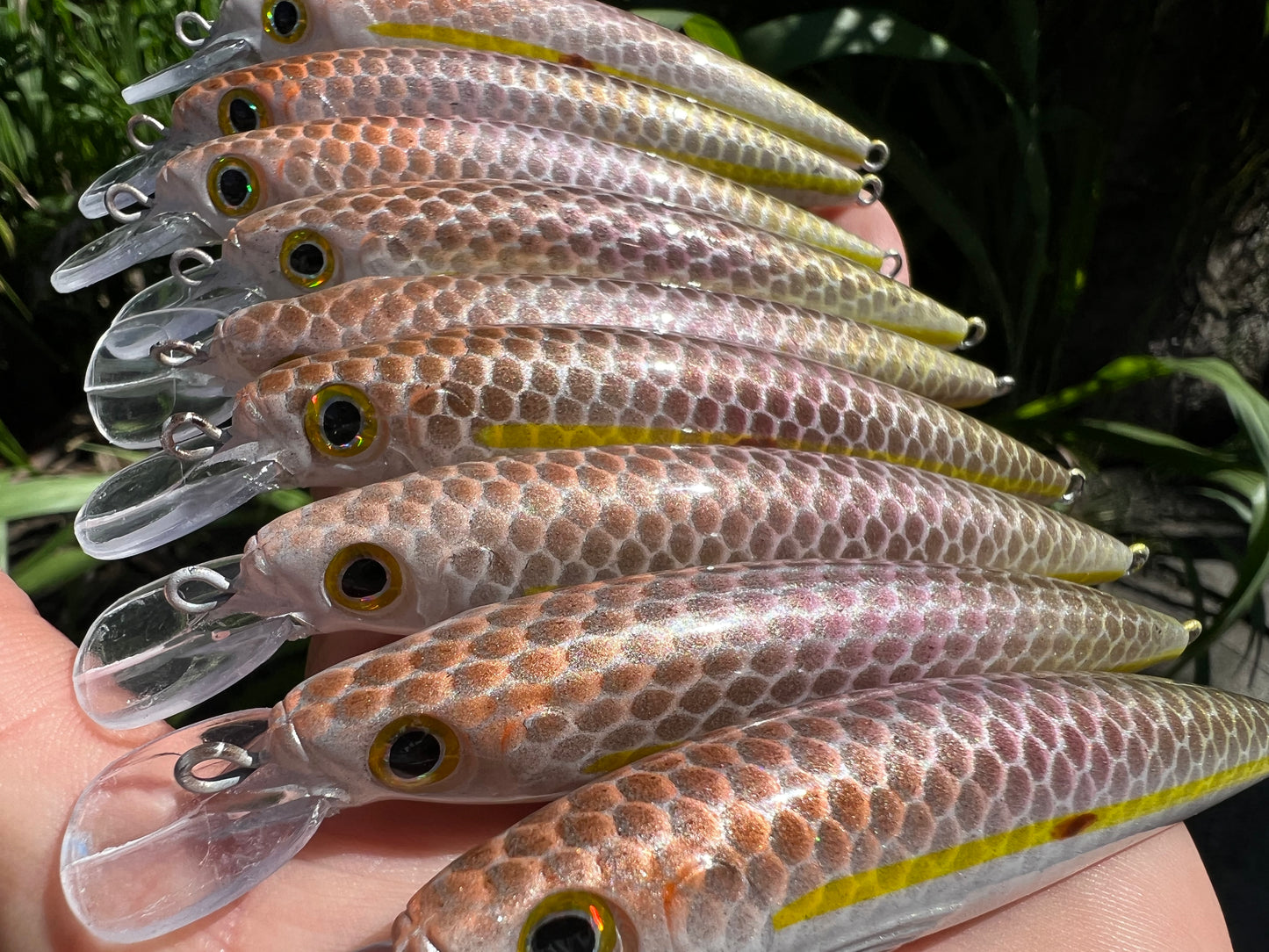 4.5" Viper Weke, Papio Diver. Hooks and split rings included.