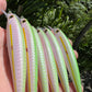 4.5" Obake Green Oama- Papio Diver. Comes with hooks and split rings.