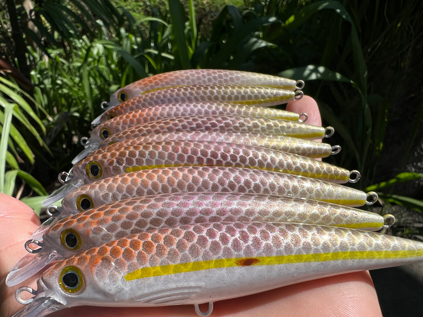 4.5" Viper Weke, Papio Diver. Hooks and split rings included.
