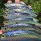 3.5" Viper Blue Vibe with hooks and split rings.
