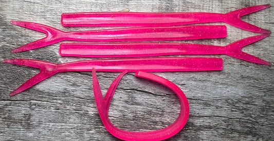 HOT Pink 5" Frantic Aku Strips. Packs of 5