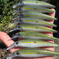 4.5" Viper Green Oama Papio Diver. Sold with hooks and hardware.